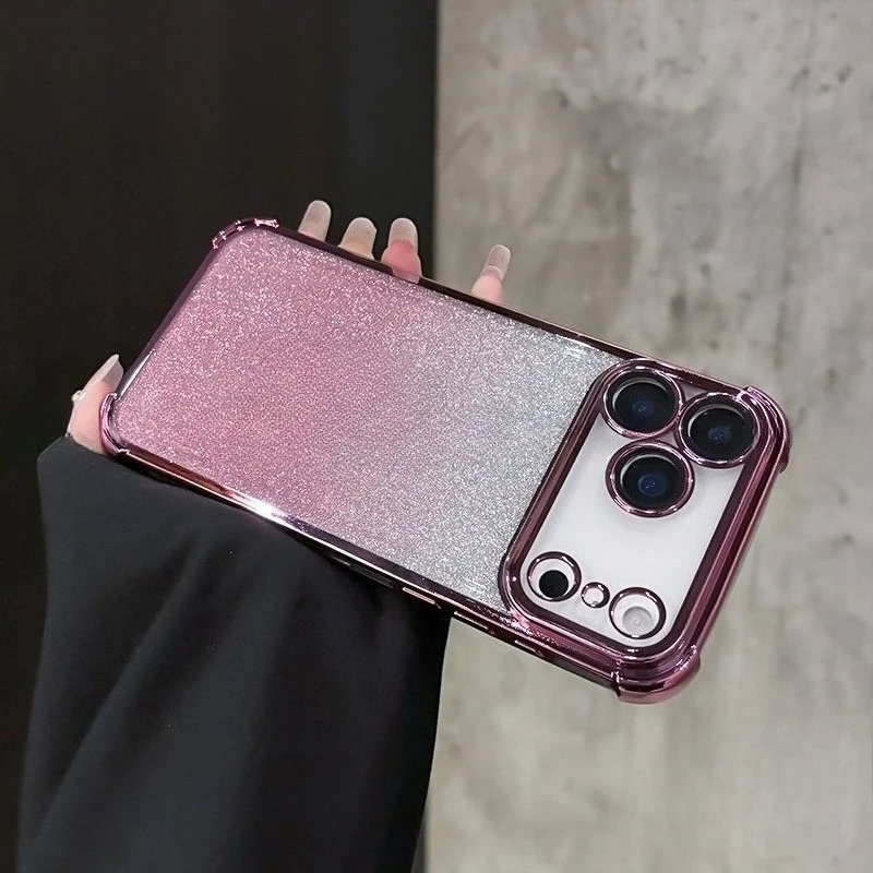 

Glitter Clear Phone Case For Infinix Note 50 Pro Plus 50S 50X 40 Pro Plus 30 Panas 10 Lite 9 Main 10S NFC Plating Soft Cover
