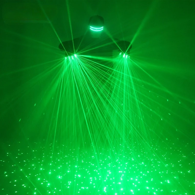 LED Laser Glove Party Bar Stage Performance Luminous Gloves Nightclub Atmosphere Prop Halloween Cosplay Mittens view 2