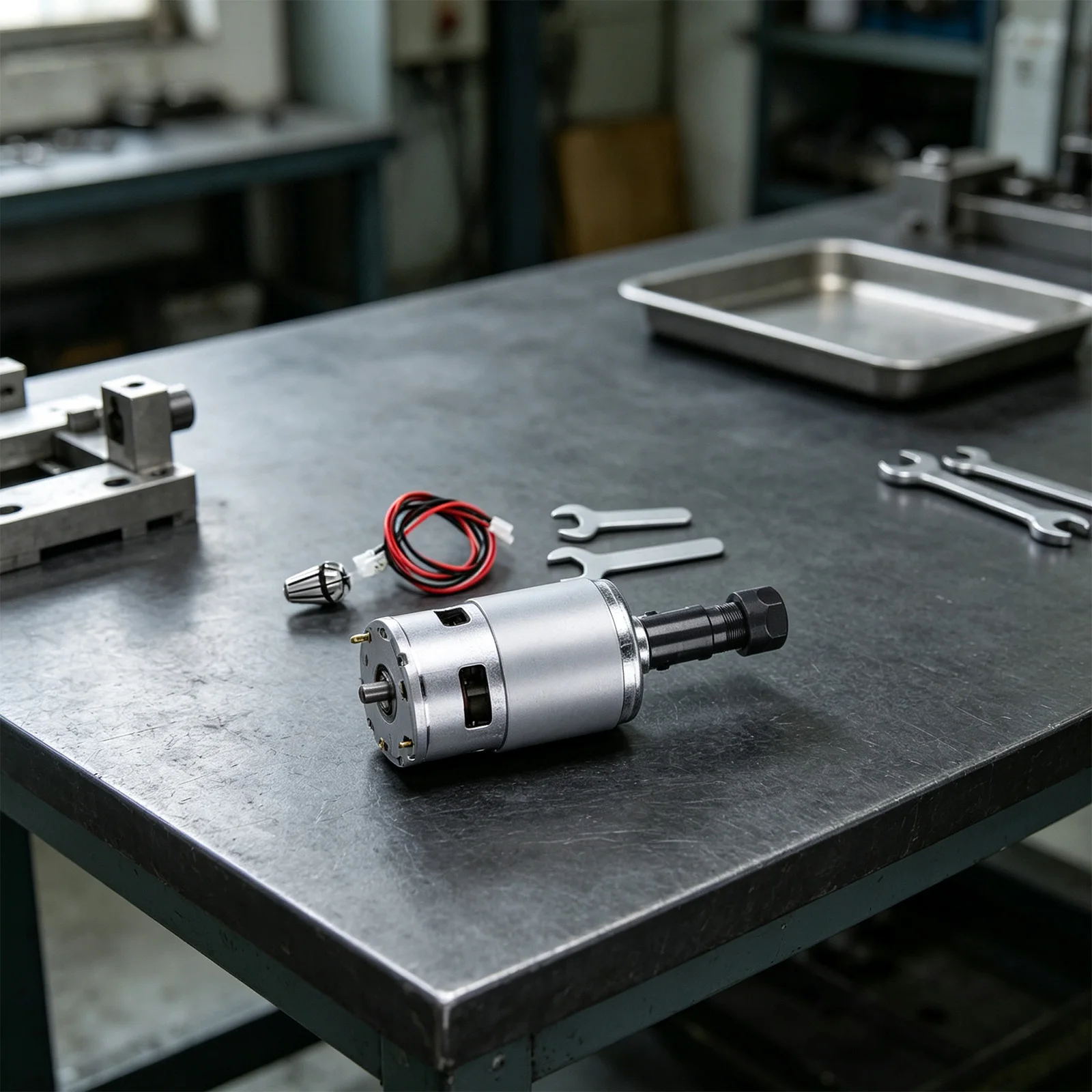 775 Spindle Motor for CNC For 3018 Machine DC12V to 24V 20000 RPM with ER11 Collet Chuck 5mm Shaft and Mounting Hardware