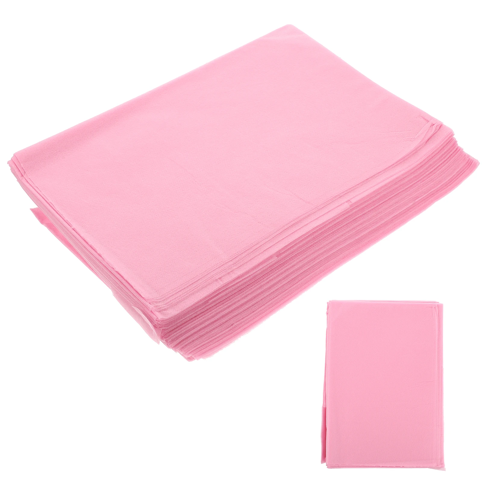 

30 Pcs Waterproof Oil Resistant Mattress Pink Disposable Bed Sheets Salon Spa Massage Table Covers Non Woven Fabric