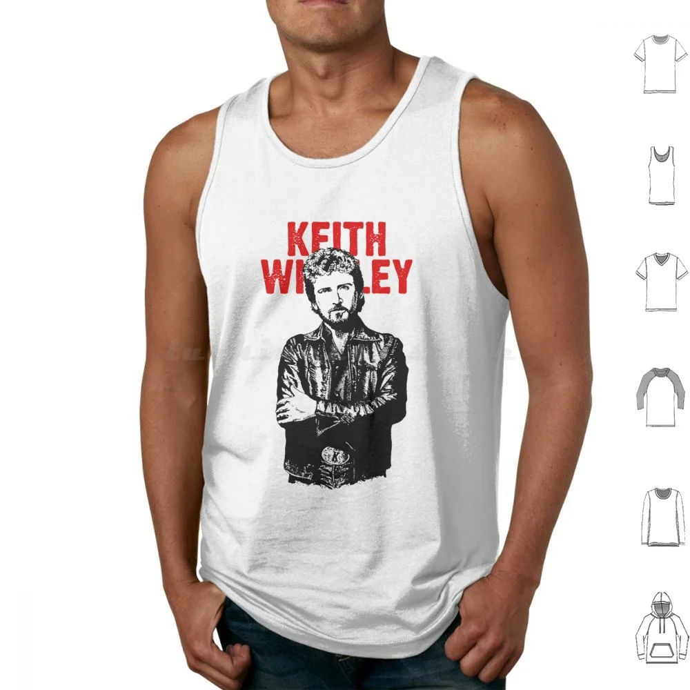 Keith Whitley Tank Tops Vest Sleeveless Country Singer Music American Jackie Ralph Stanley Bluegrass Clinch