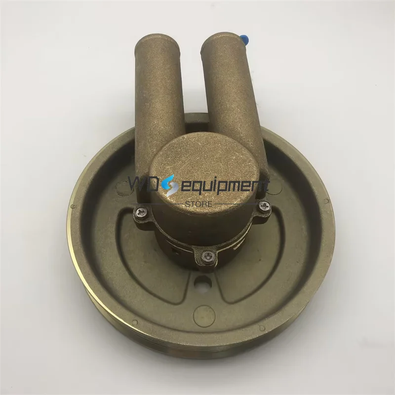 Sea Impeller Hight Quailty SeaWater Pump with Serpentine Pulley Replace 3812693 3862482 3857202 for Volvo Penta 3.0 4.3 5.0 5.7