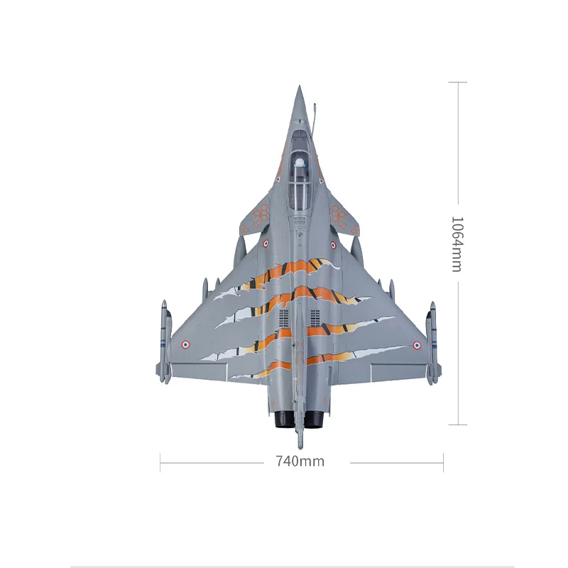 FMS 64mm Rafale V2 PNP Elektryczny samolot RC EDF Wentylator kanałowy Zdalnie sterowany model symulacyjny Samolot Rozpiętość skrzydeł Naprawiono Win