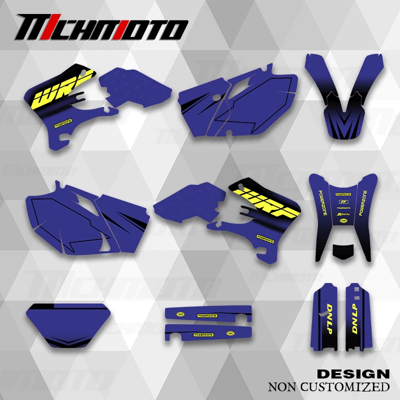 

MCHMFG для YAMAHA WRF 250 450 2003 2004 WRF 250 2005 2006 WRF450 новый стиль графические наклейки комплект наклеек