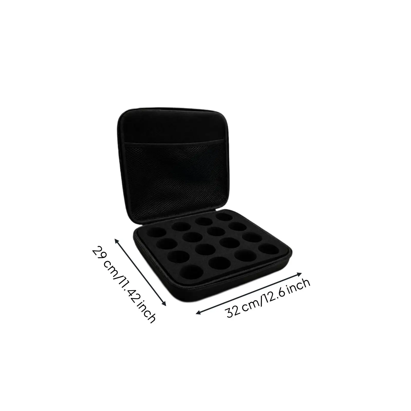Snooker Ball Case with Handle Rigid Oxford Cloth Billiard Pool Storage Holder for