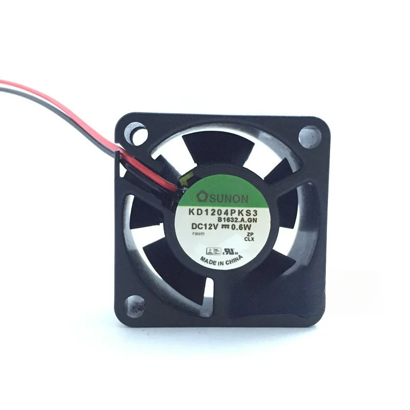 1PC   2-wire inverter cooling fan 4CM 4020 DC12V 0.6W KD1204PKS3
