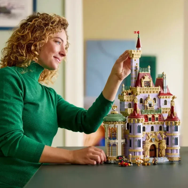 2025 Principessa Castello Giocattolo Romantico 43263 Modello Modulare per Ragazze Blocchi Educativi Regalo Di Compleanno Giocattolo Decorativo 2916 Pezzi