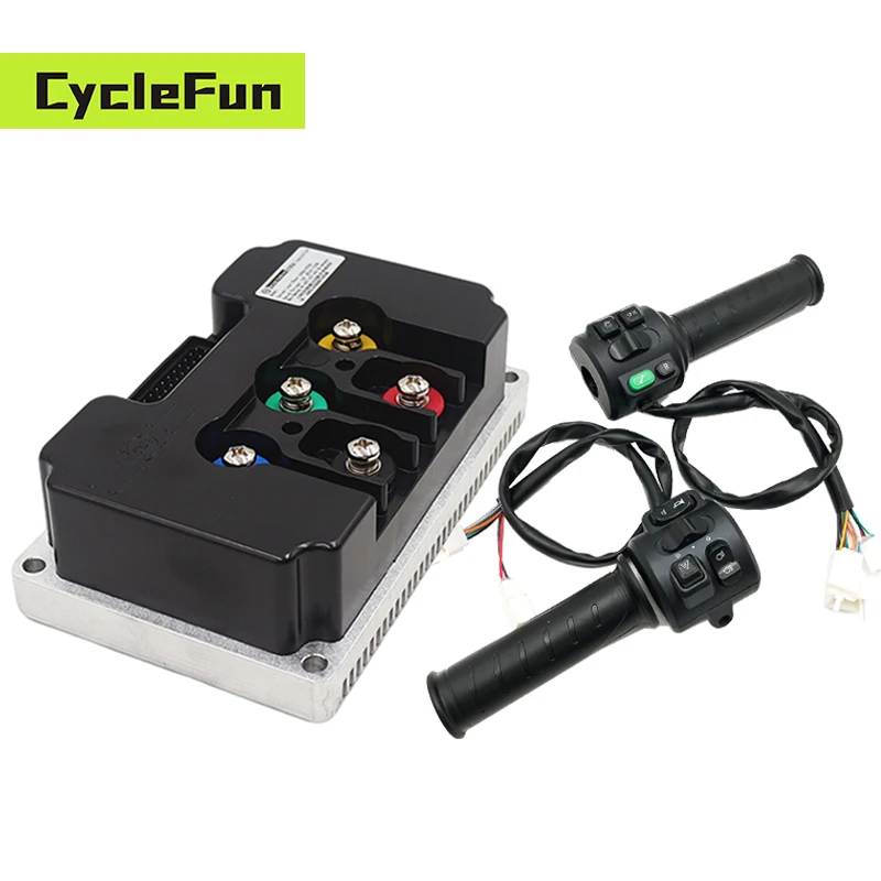 

ND84450 84 В фаза 450A 4 кВт-5 кВт BLDC FarDriver синусоидальный контроллер с комбинированным переключателем T08 для электрического скутера мотоцикла