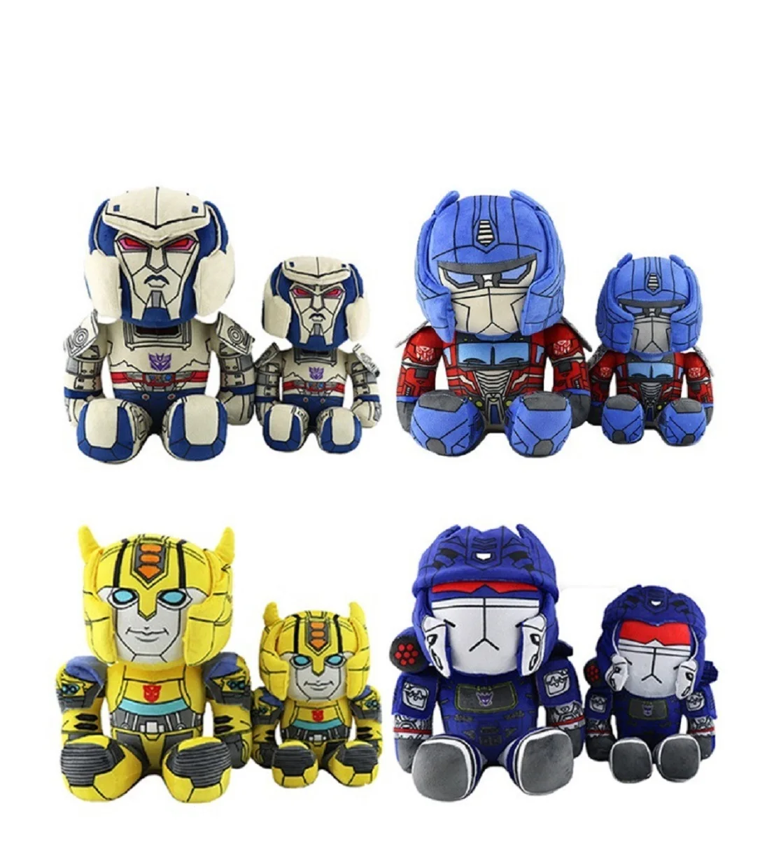 

HOT 20cm Cartoon Doll Bumblebee Optimus Prime Plush Toy Robot Peripheral Doll Birthday Companion Gift for Kids