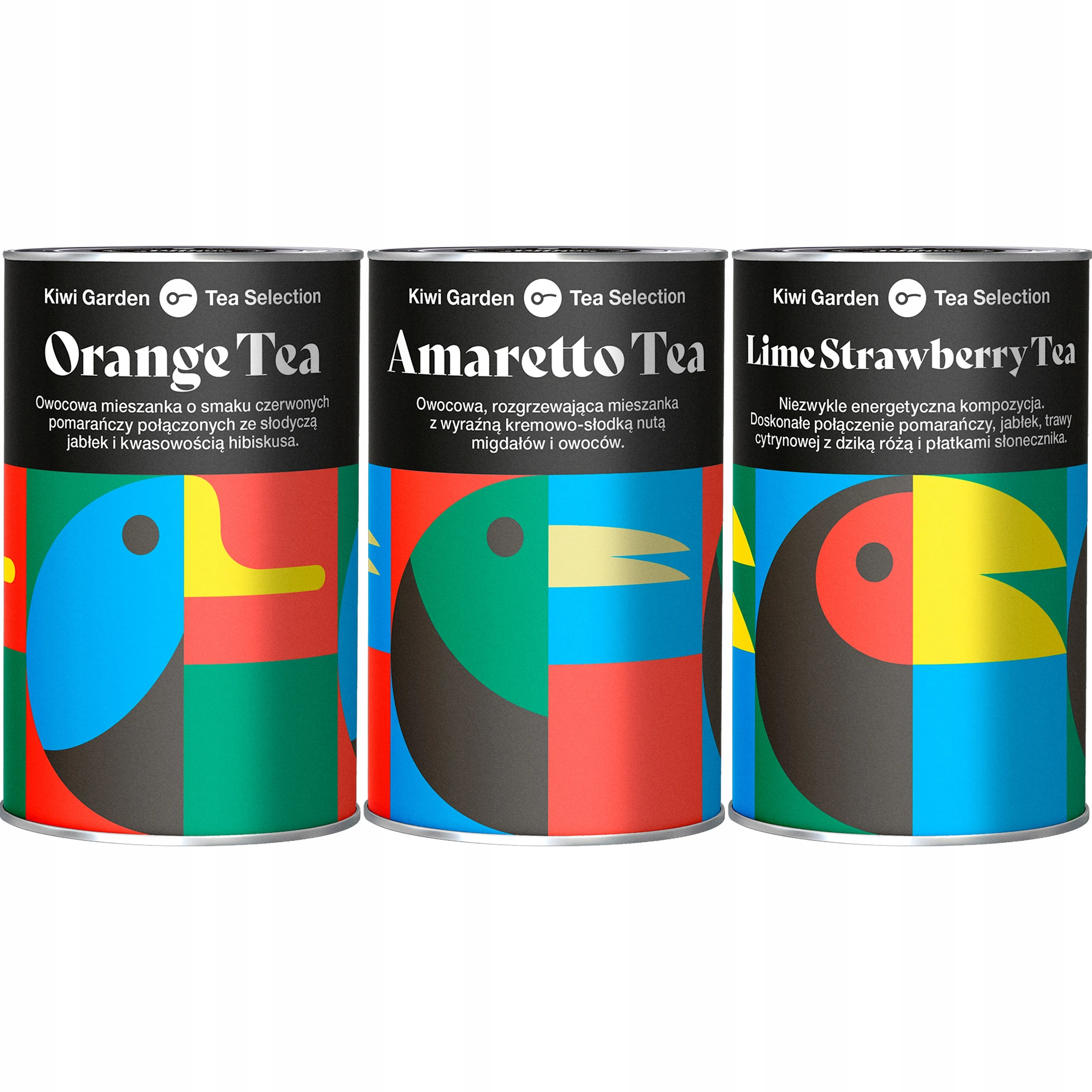 Owocowa herbata Kiwi Garden MIX Natural premium tea 3 x 100g