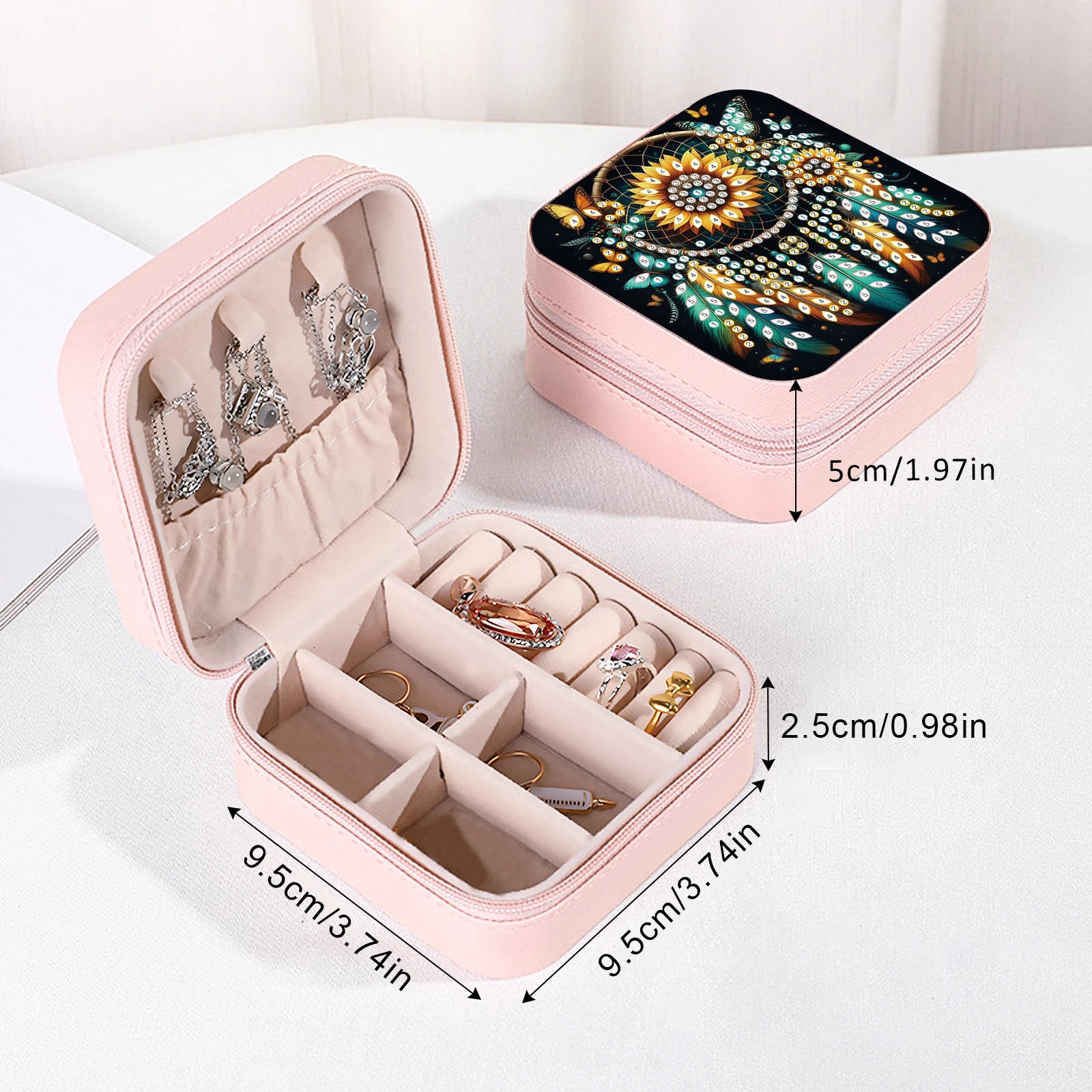 Diamantmalerei-Schmuck-Organiz – Jewelry Making Organizer Box Bewertung und Preis
