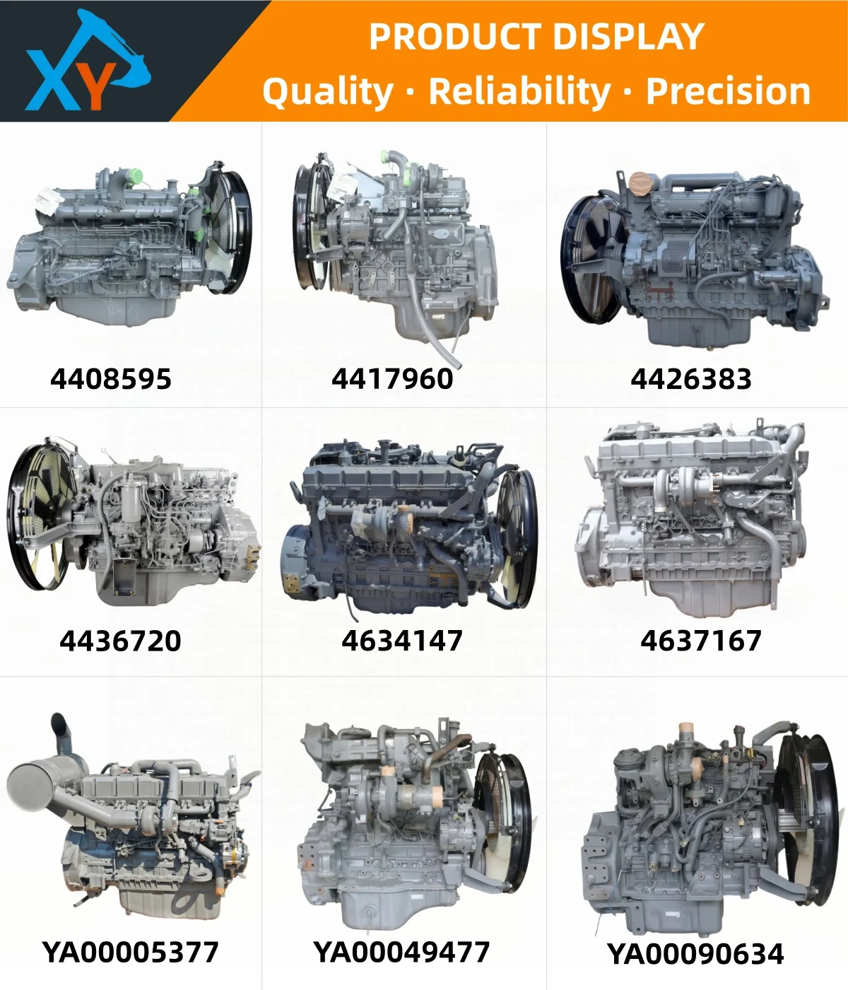 Excavator Diesel Engine Assy for 3TNV84 3TNE84 4TNV94 4TNE94 4TNV98 4TNE98 4TNV88 4TNE88 3TNV88 Full Engine Assy