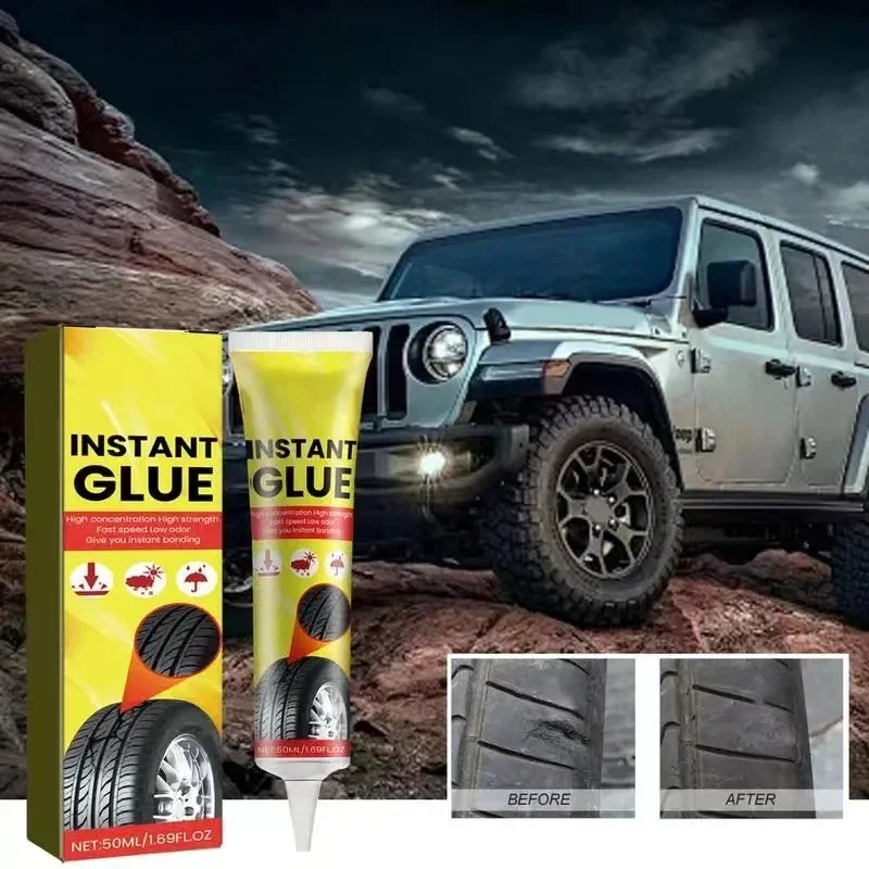 ire Repair Glue Strong Liquid Wheel Puncture Paste Wear Resistant Instant Bond  Repair Glues For Automobile vehicles