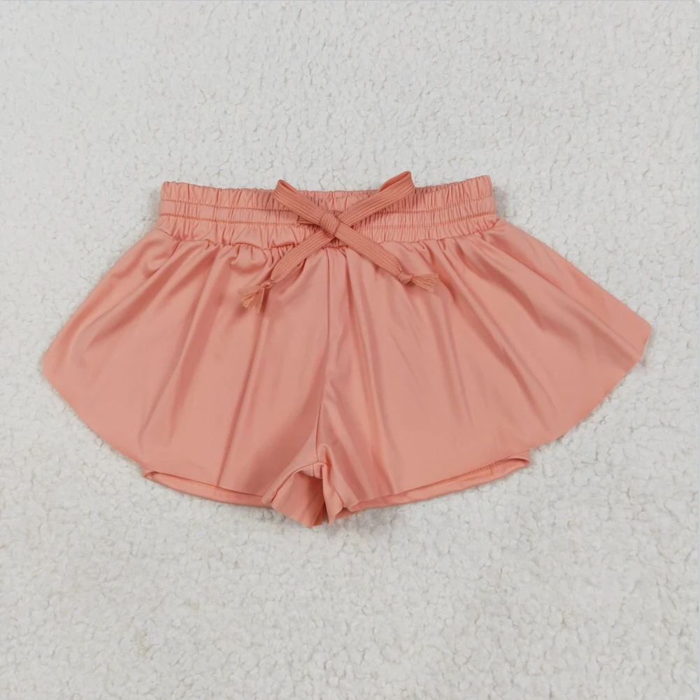 

Hot Sale Baby Girls Skirts Kids Clothes Children Clothing New Girls Boutique Skirts Orange Yoga Summer Skort Skirts