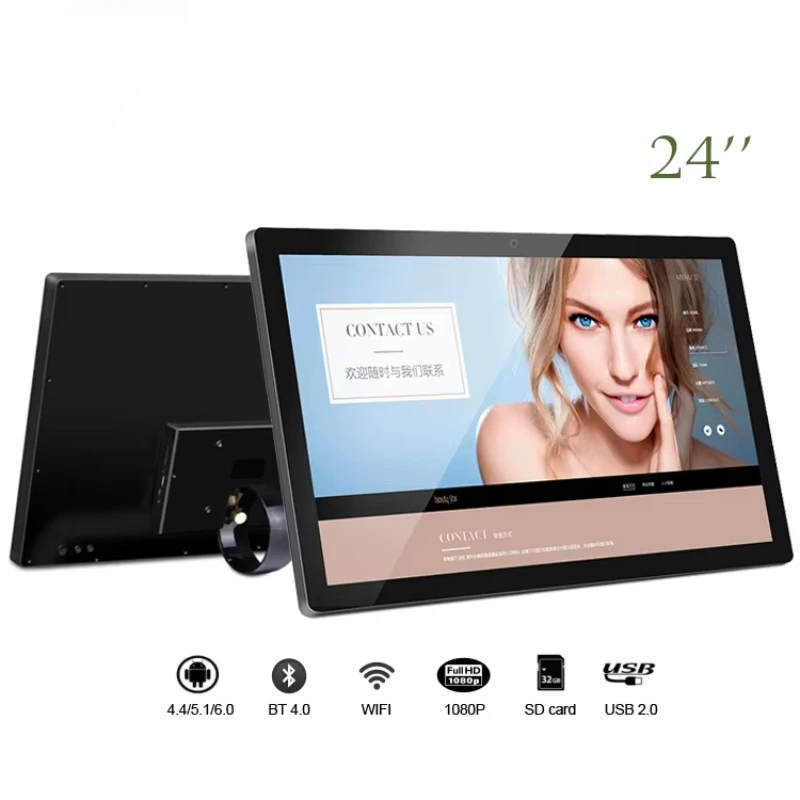 24 Inch All-In-One Android Tablet with HD Screen RK3288 2GB 16GB WiFi USB Interface Touchscreen Camera for Industrial Use Gaming