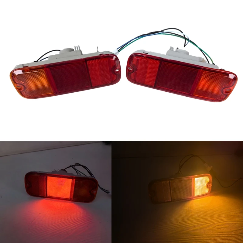 LH or RH or 1pair Rear Bumper Fog Lamp Case For SUZUKI Jimny 2006 - 2016 For jimny accessories with bulbs Or Case only