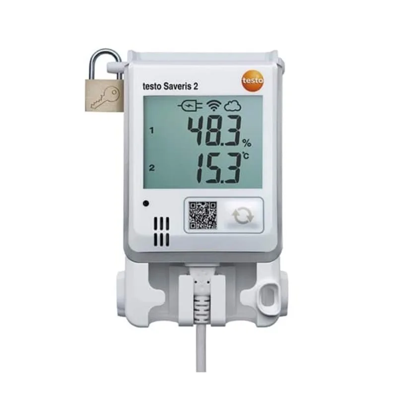 Testo Saveris 2-H1 WiFi Data Logger with Display and Integrated Temperature and Humidity Probe 0572 2034