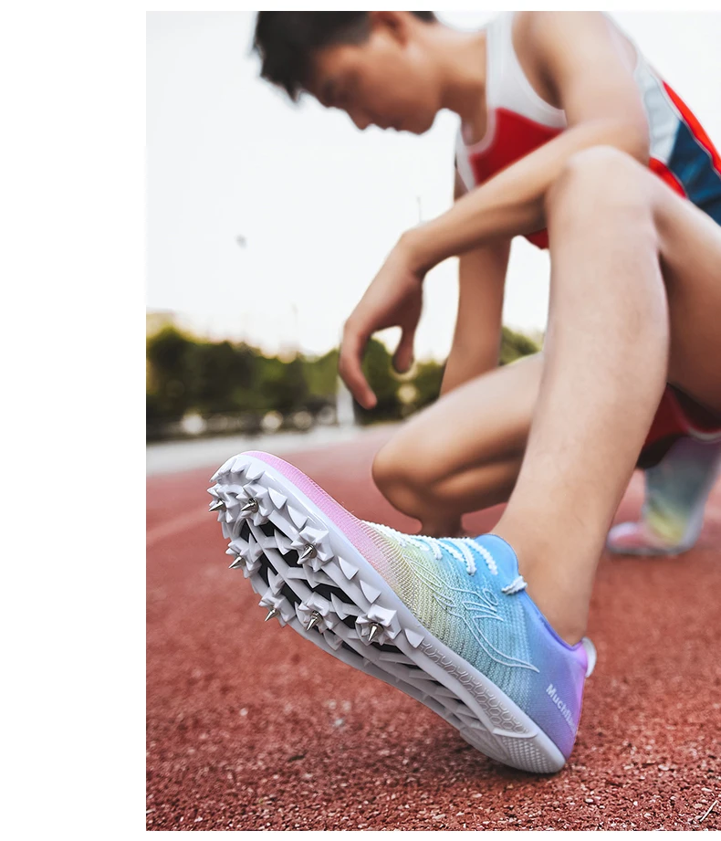 Unisex Track and Field Sprinting Spikes Comfortable, versatile, stylish and durable Professional sprint training running shoes