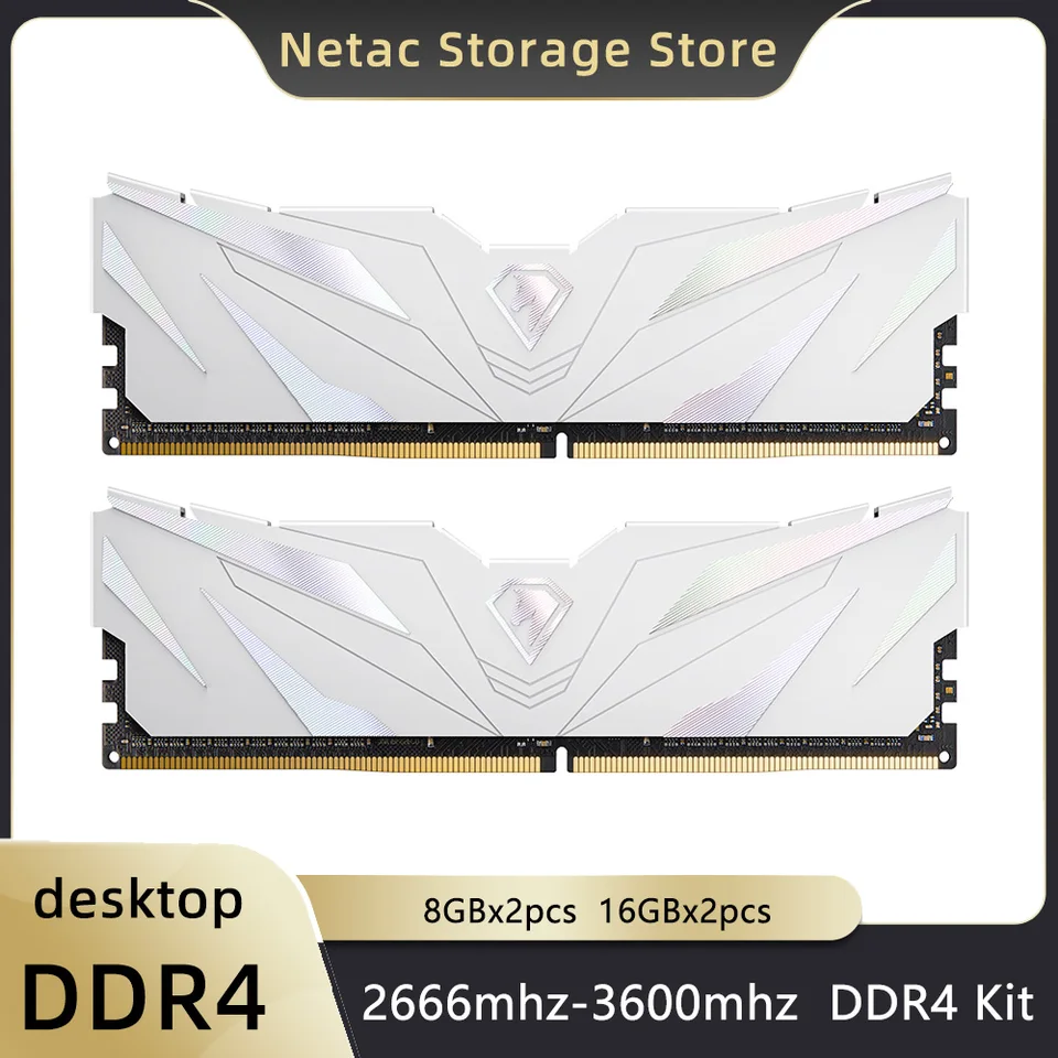 Netac DDR4 RAM 8GB 16GB Memoria Rams 32GB DDR4 3200MHz 2666MHz