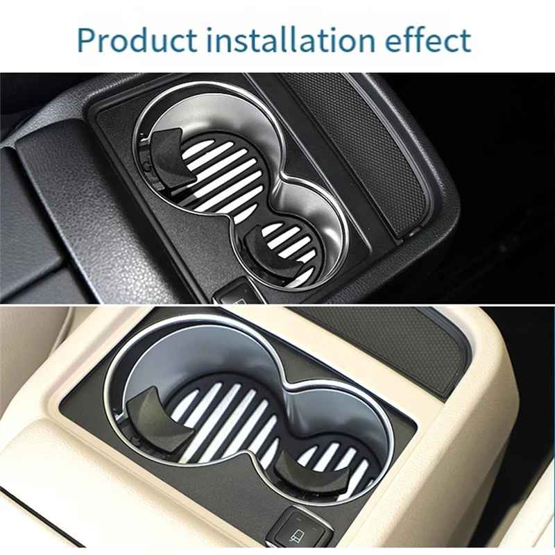 

WOWFU-2Pcs Center Console Water Cup Holder Clip Beverage Holder Fastener For Mercedes Benz S E Class W222 W212 W213 W447 W448 Pa