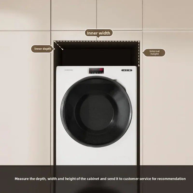 Applicable to washer dryer connector pull-out folding board middle baffle storage invisible clothes drying storage stacking