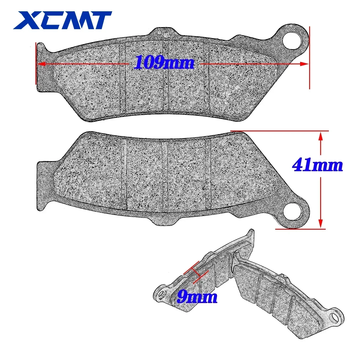 Motorcycle Front And Rear Brake Pads For BMW F650 CS GS ST F650CS Scarver F650GS F650ST G650 Xchallenge C1 125 250 1993-2008