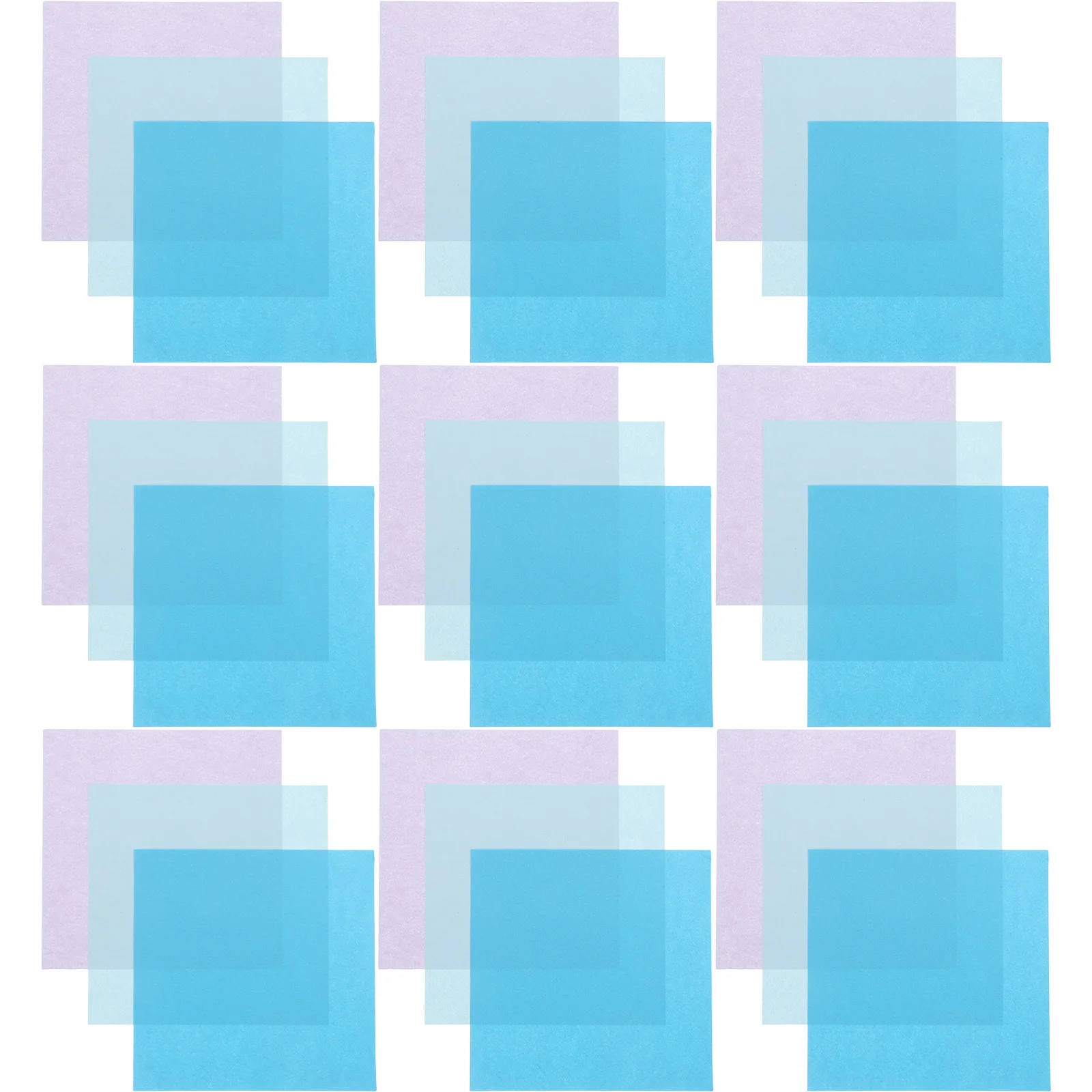 600 قطعة من ورق اوريغامي على الوجهين، أوراق قابلة للطي ملونة 15 سم، مشغولات ورقية مربعة للمشروعات الإبداعية