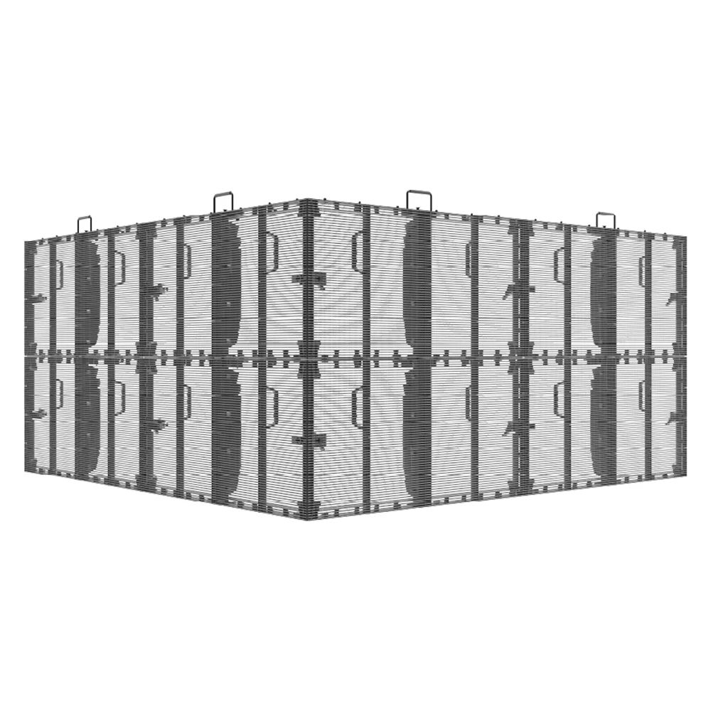 Customized Products Custom P2.8-5.6 Full Color 8K LED Transparent Window Screen Mesh Module 3500cd Brightness 5-Year Warranty In