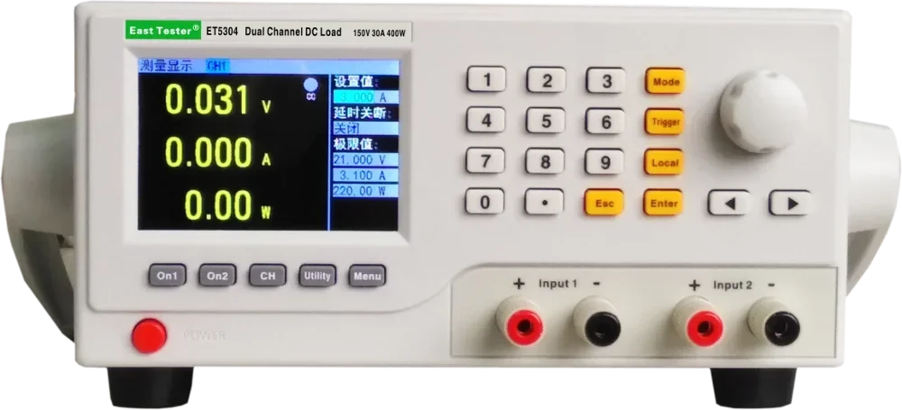 200W 150V 30A Dual Channel Programmable DC Load Battery Tester