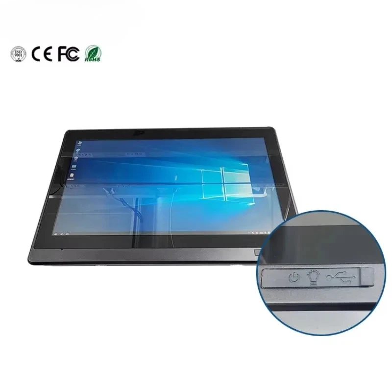 Customization 12.2 Inch Codesys 4G 8G IP65 Embedded Industrial Fanless Panel PC Ethercat Capacitive Touch Panel PC