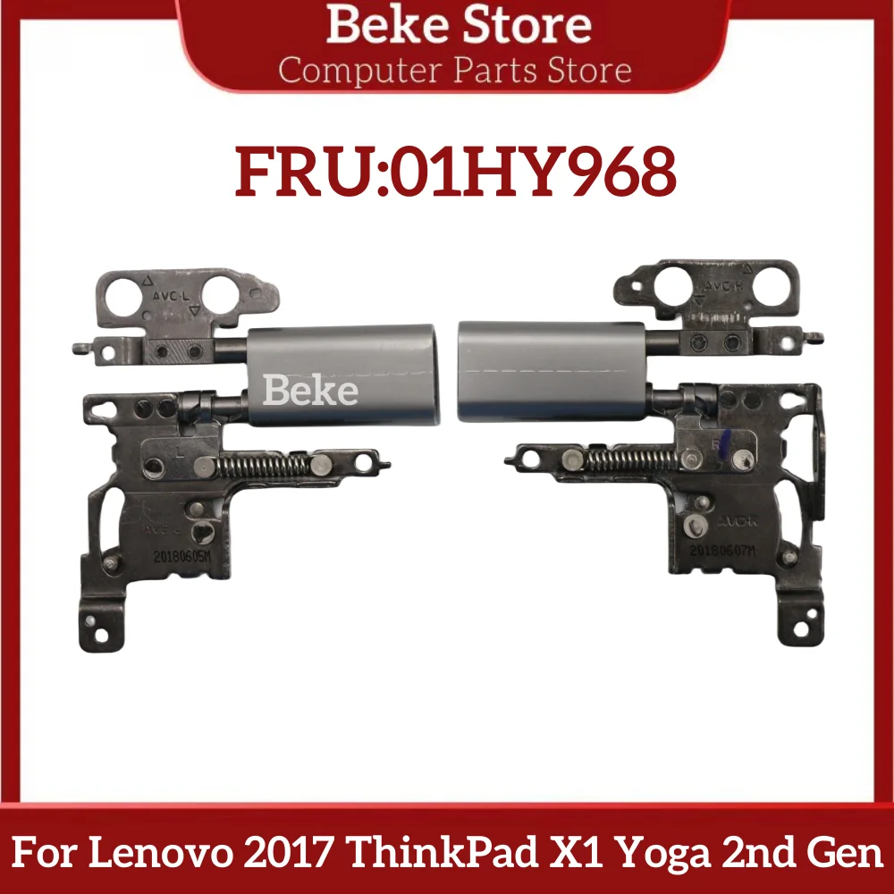 

Beke New laptop Left Right Lcd Hinge Cover Hinges Case For Lenovo 2017 ThinkPad X1 Yoga 2nd Gen 01HY968 Fast Ship