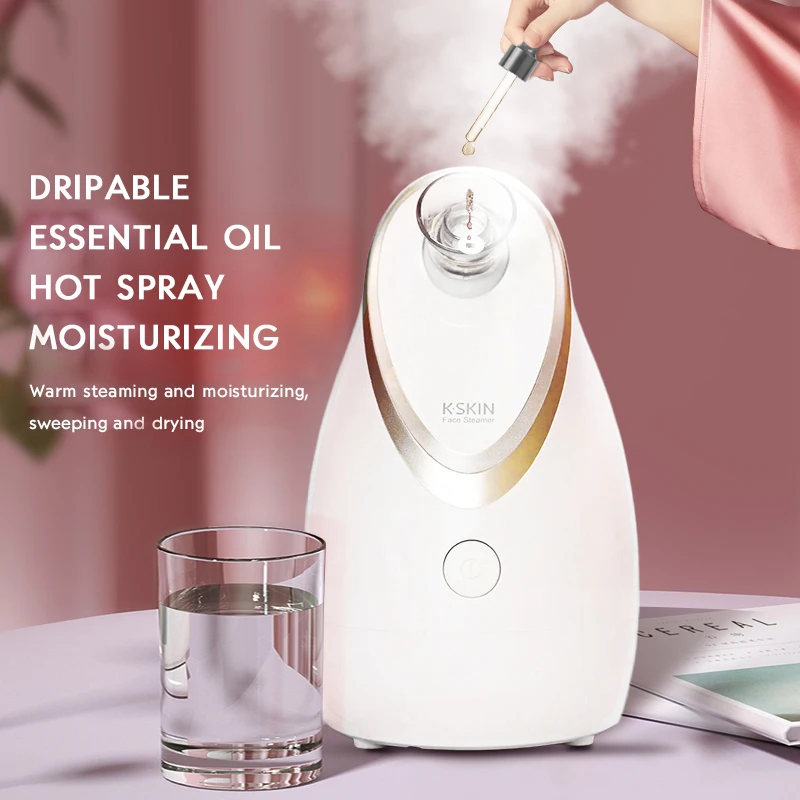

KSKIN Nano Facial Steamer Good Selling Portable Home Spa Sprayer Machine Warm Mist Face Humidifier
