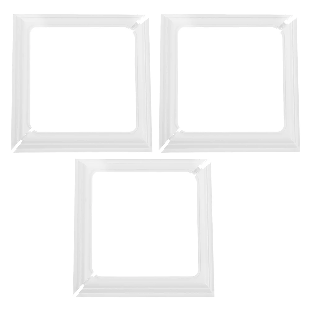 

3Pcs Deck Post Base Cover Split Design Decorative Outdoor Railing Post Skirt Fence Column Wrap Trim for Garden Yard Porch