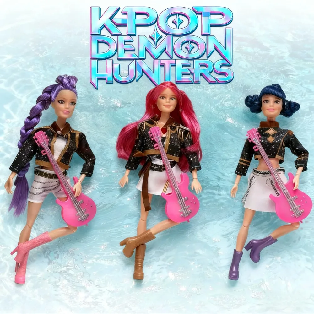 ديكور مكتب فيلم Kpop Demon Hunters Anime - شخصية Lumi Mira Zoey الجديدة لعام 2025، هدية للأولاد لعيد الميلاد