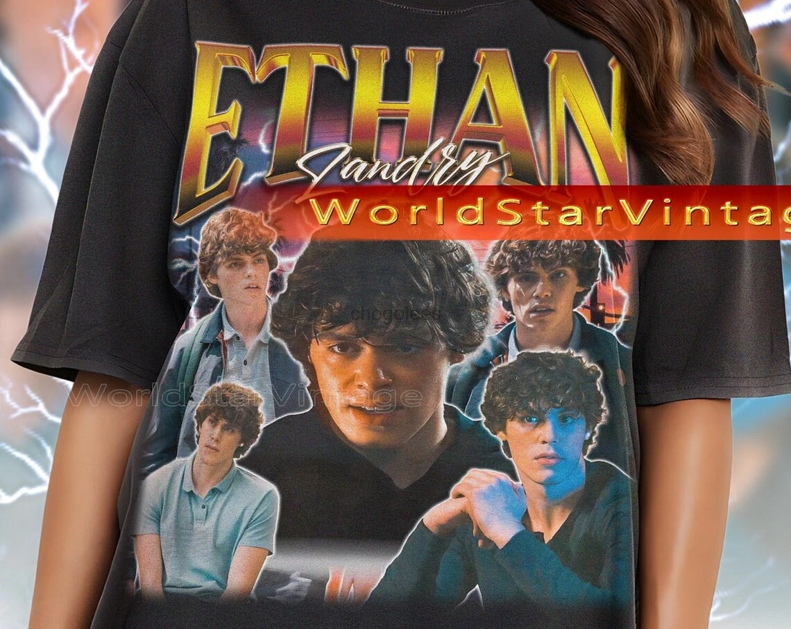 ETHAN LANDRY Vintage Shirt Ethan Landry Homage Tshirt Ethan Landry Fan Tees Ethan Landry Retro 90s  Ethan Landry Merch Gift(4)