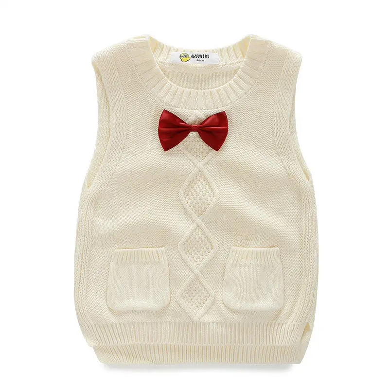 New Children's Vest for Boys Spring Autumn Knitted Baby Vests Fashion Waistcoat for Boys Baby Clothes Kids Tops Jackets colete image 3