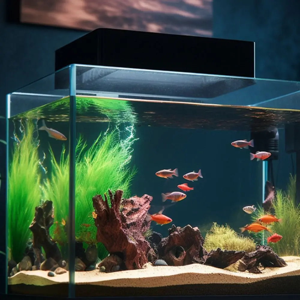 Sturdy Magnetic Fish Tank Lid Cover DIY Easy Installation Fish Tank Mesh Lid Cover Fish Tank Top Protective Cover Fish Tank