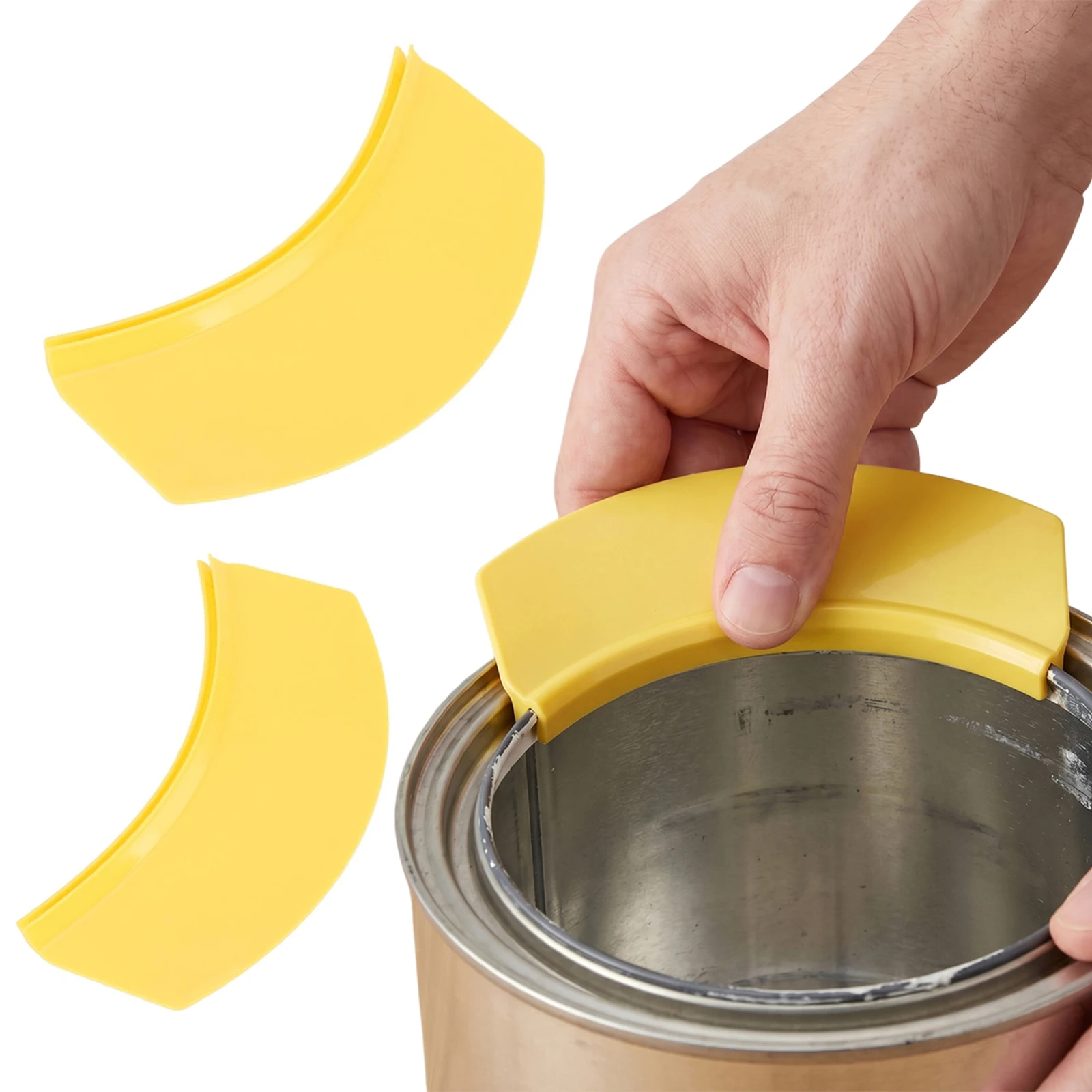 2PCS Paint Pouring Spout No Drips Universal Pour Spout Easy Pouring Reusable for Pint Quart Gallon Cans Attachment Accessory