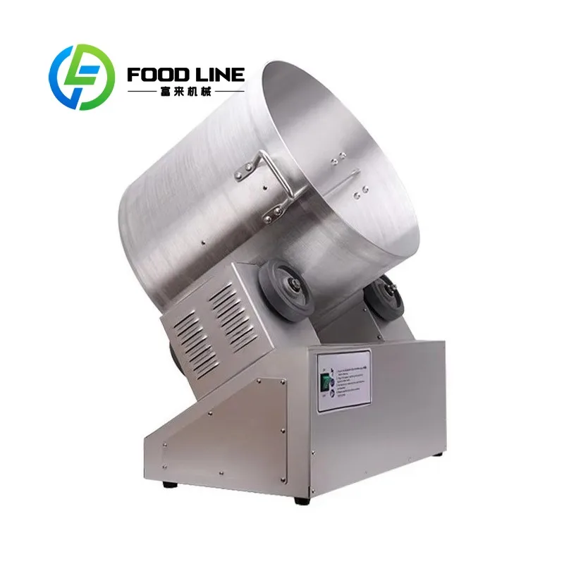 

Small Sugar Coating Machine Caramel Popcorn Coating Machine Stainless Steel Chocolate Powder Mixer Machine