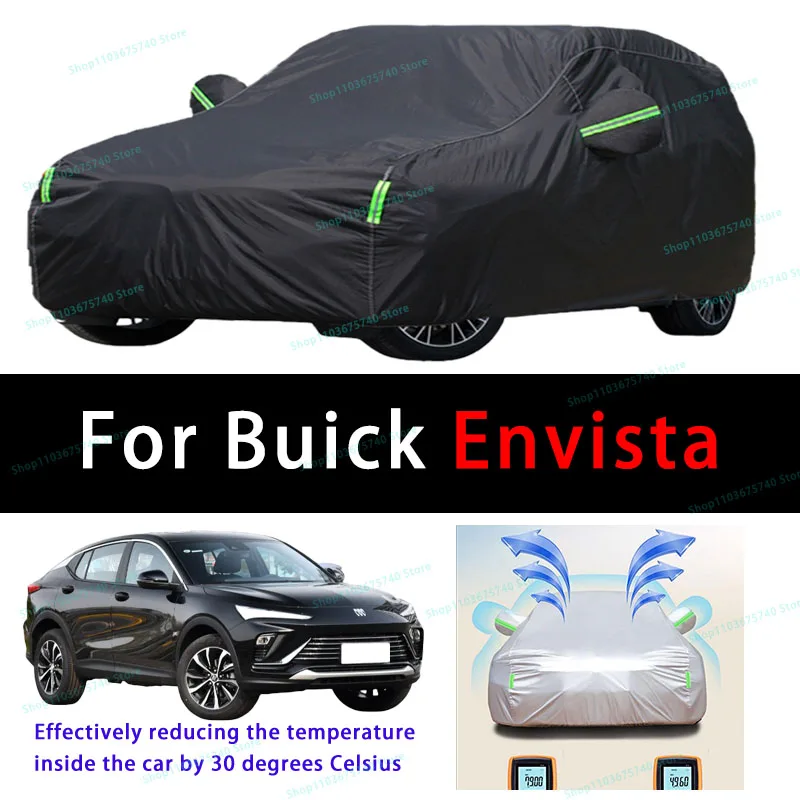 For Buick Envista Summer Full Car Covers Outdoor Sun uv Protection Dust Cooling Protective Auto Protective Cover