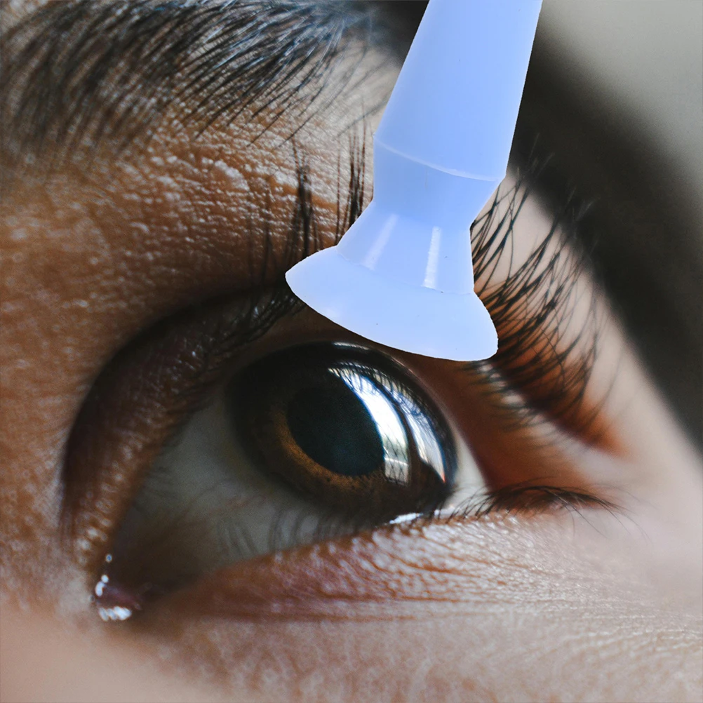 مجموعة واحدة من غطاء حماية مقلة العين من السيليكون رفيع للغاية وخفيف الوزن وغير ضغط، مناسب لدرع العين الآمن للمراحة #3