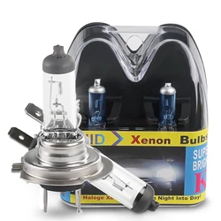 2 uds H7 12V 55W bombilla halógena para coche bombillas para coches 4300k precio de fábrica accesorios de luces de estacionamiento de estilo de coche