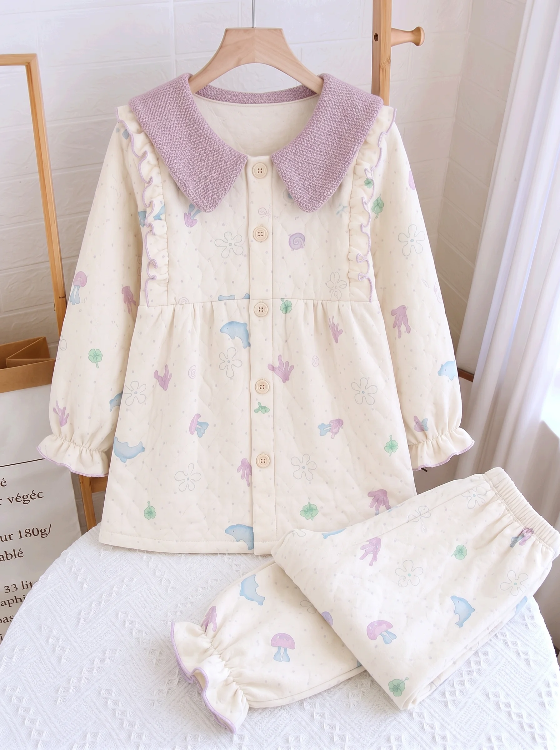 air-cotton-maternity-nightgown-thickened-loose-plus-size-sleepwear-for-postpartum-women-autumn-winter-home-clothes-sweet-style