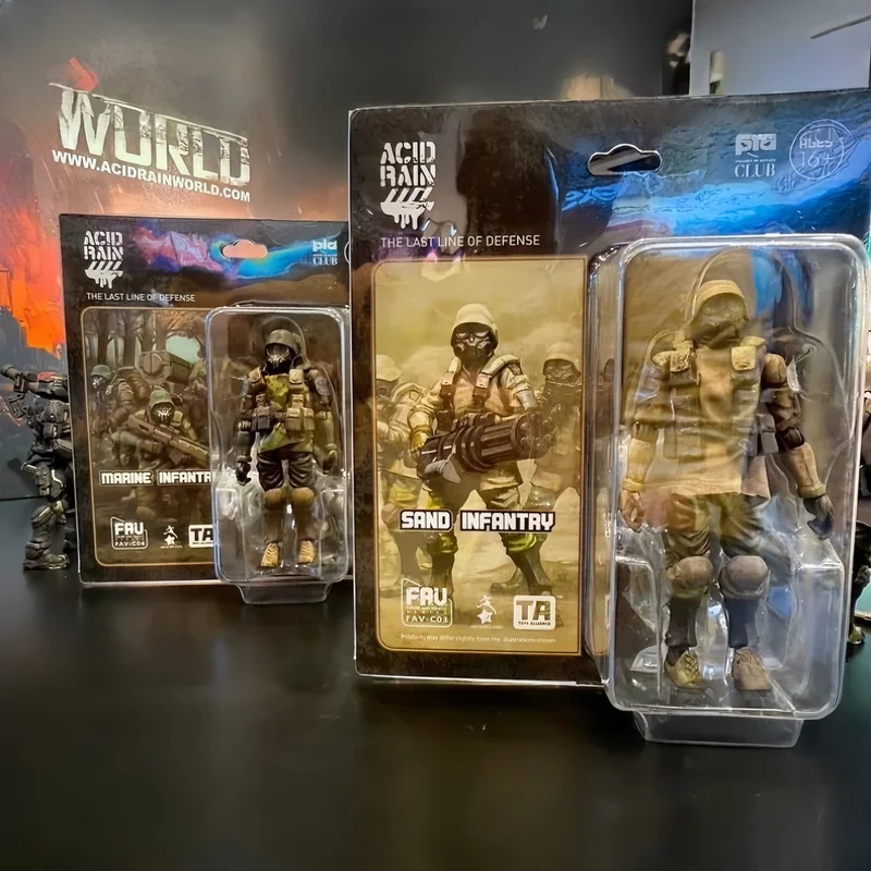 Auf Lager 2025, Original Acid Rain World Acghk Convention Exclusive Fav-C03 Fav-C04 Actionfigur Modell, Militär-Sammlerspielzeug
