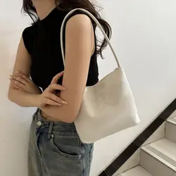 Fashion Shoulder Bag Embroidered Letters Underarm Bag Casual Handbags Tote Bags Women's High Capacity Handbag