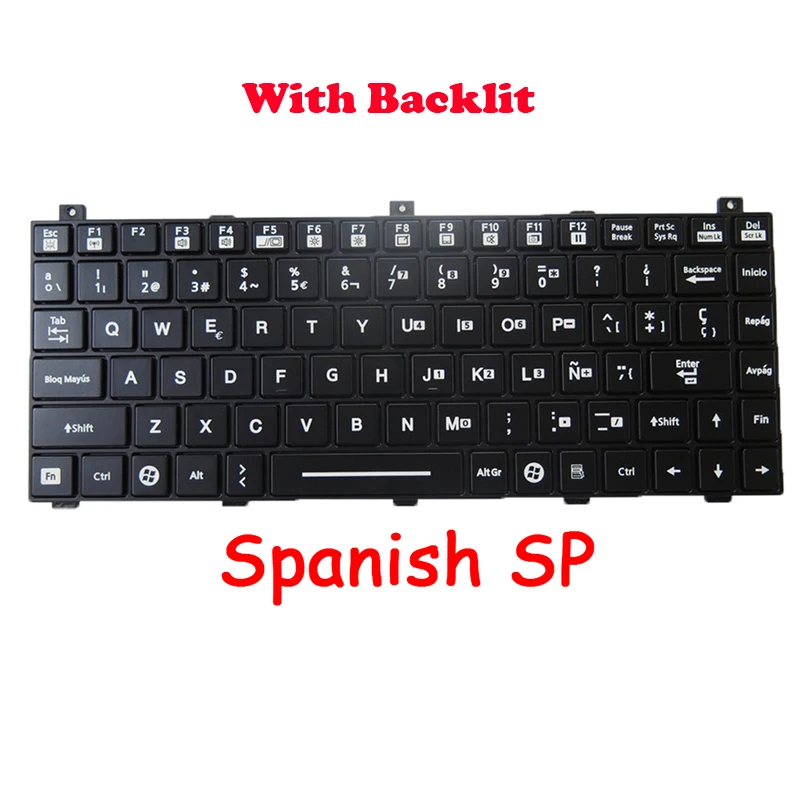 Imagem -04 - Teclado Retroiluminado para Getac sp Eua gk kr Hmb4206mtd10 53108307006 Hmb4206mtd04 53108307008 Hmb4206mtf04 53108307007 Hmb4206mta34