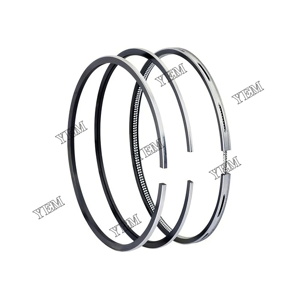 

Long Time Aftersale Service 3 Sets Piston Ring Set For Isuzu Excavator Forklift 3CE1 STD