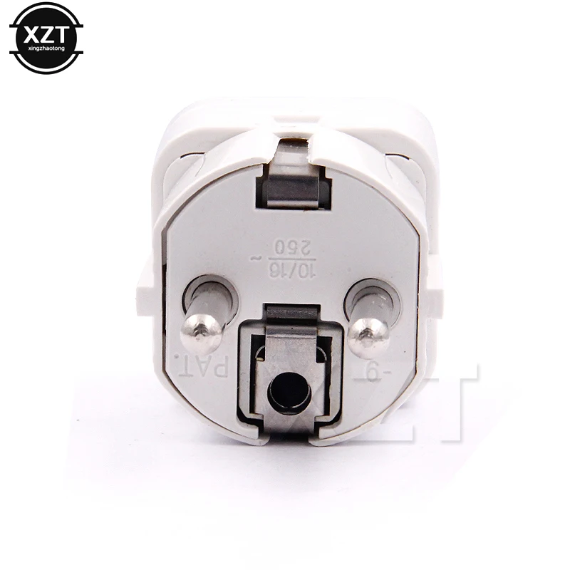 Universal UK US AU to EU AC Power Outlet Travel Charger Adapter Converter France Germany Spain  Converter Electrical Charger