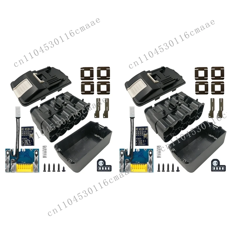 New Hot Selling 2X BL1830 10 X 21700 Battery Box Charging Protection Circuit Board Shell Box BL1860 Suitable for 18V 3.0Ah