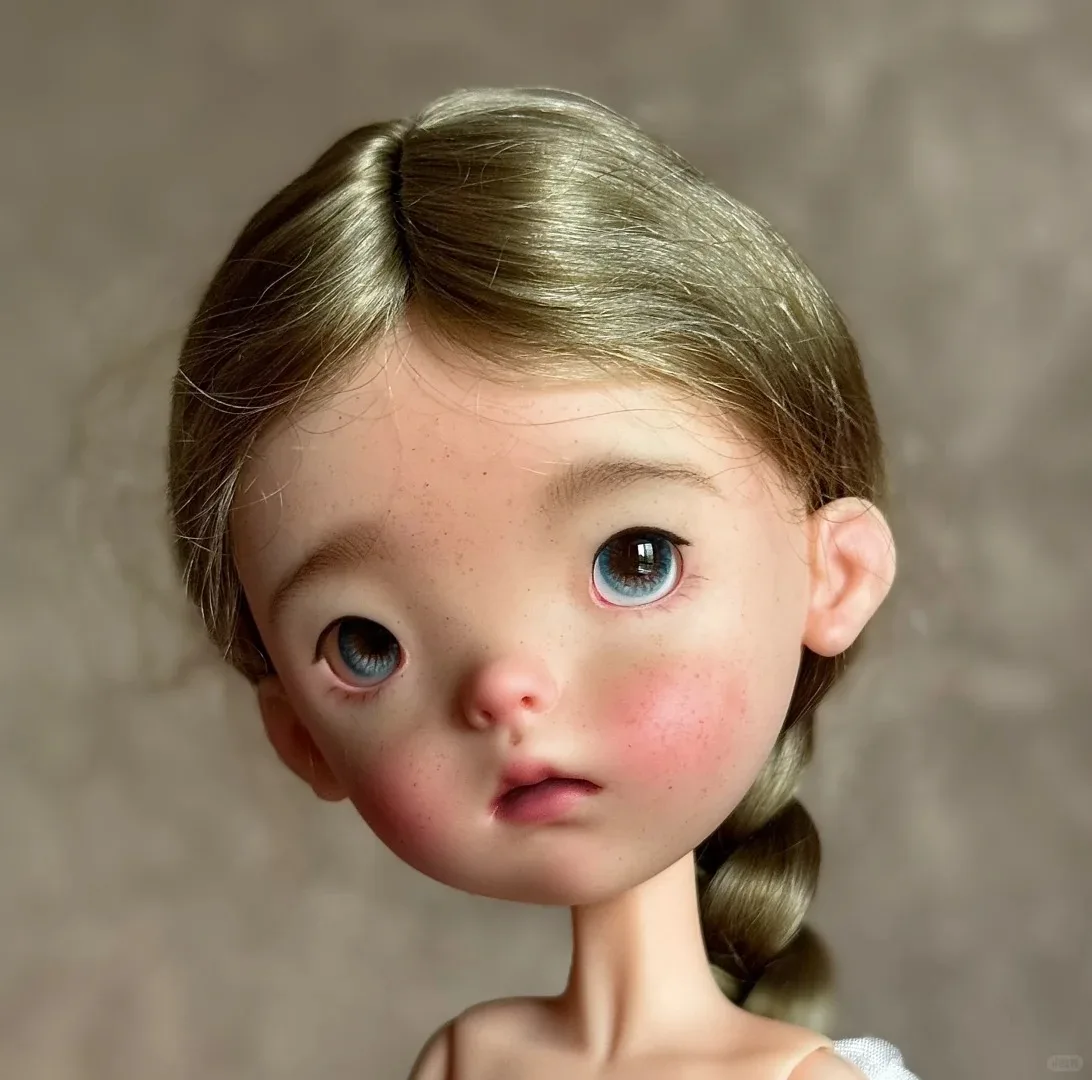 

custom New sd BJd doll 1/6- landoudou resin art tan Skin Girl Premium Digital model toy diy makeup gift Free shipping